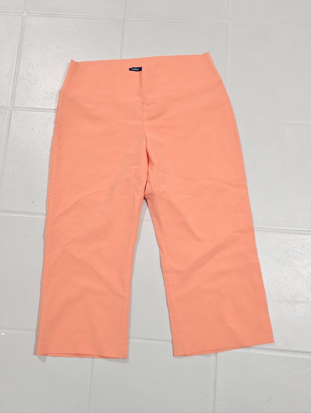 Reitmans Orange Coral Capri Business Casual Pants Plus Size 15/16